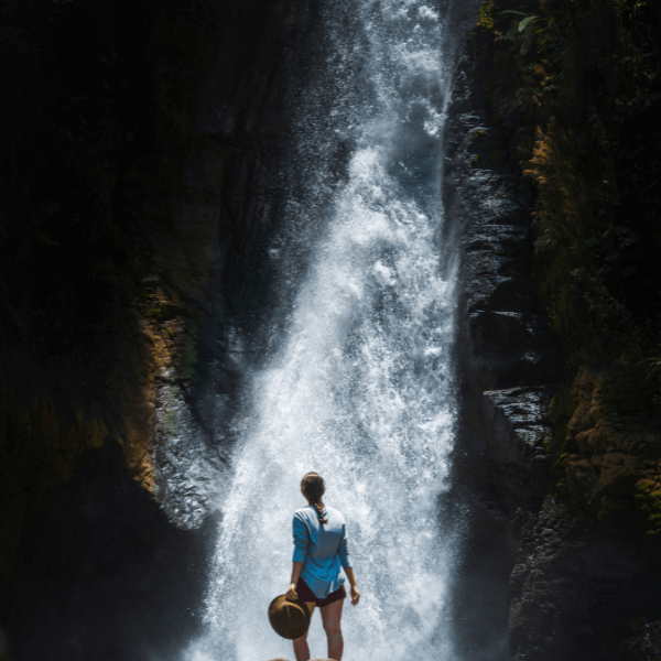 woman-and-a-waterfall