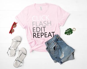 click flash edit repeat tshirt valentines day gift for girlfriend wife