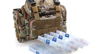 Image for Dr.Fish Fishing Tackle Bag Loaded 5 Boxes 60 Huge Fishing Lures Kit