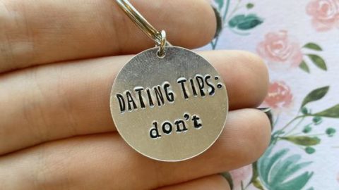 Image for Dating Tips: Don't Funny Keychain | Etsy