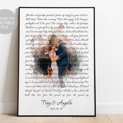 Image for Song Lyrics Wall Art First Dance