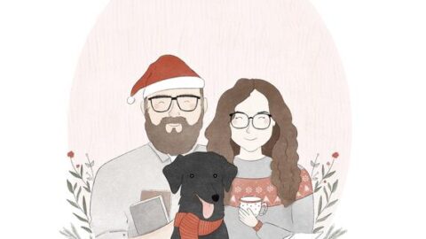 Image for Custom Holiday Cards Family Portrait
