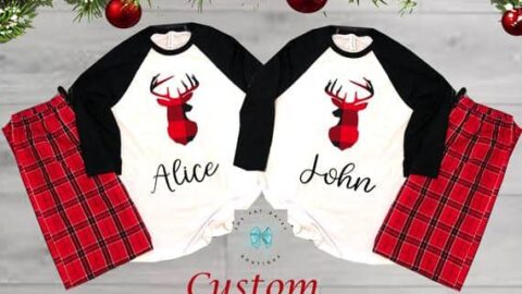 Image for Couple Christmas Pajamas