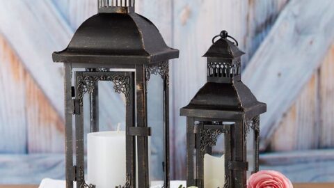 Image for Black Ornate Lantern Vintage Theme Wedding Reception | Etsy