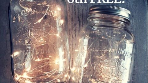 Image for Mason jar light Centerpiece Lights Country Wedding Rustic | Etsy