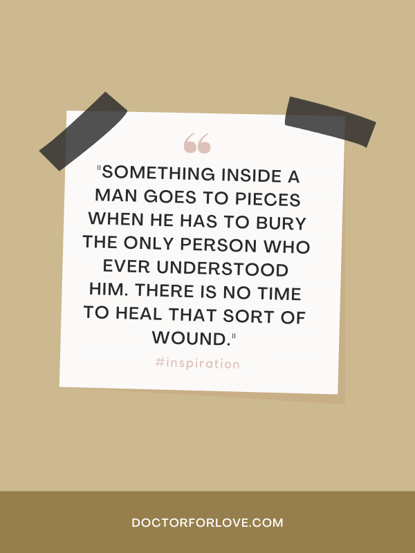 something inside a man goes to pieces
