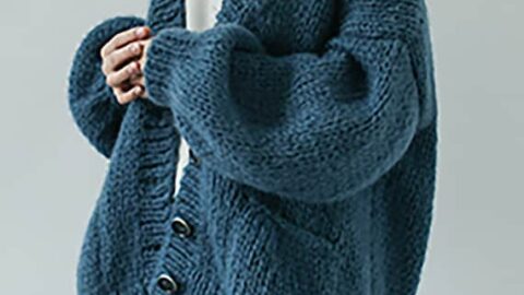 Image for Hand Knit Oversize Sweater | Etsy