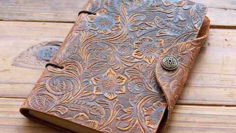 Image for Handmade Leather Journal | Etsy