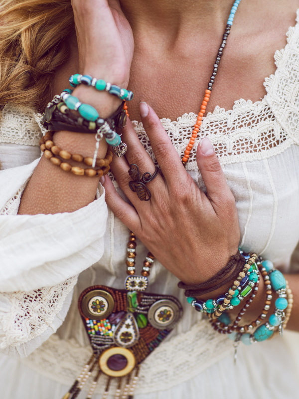 bohemian style woman