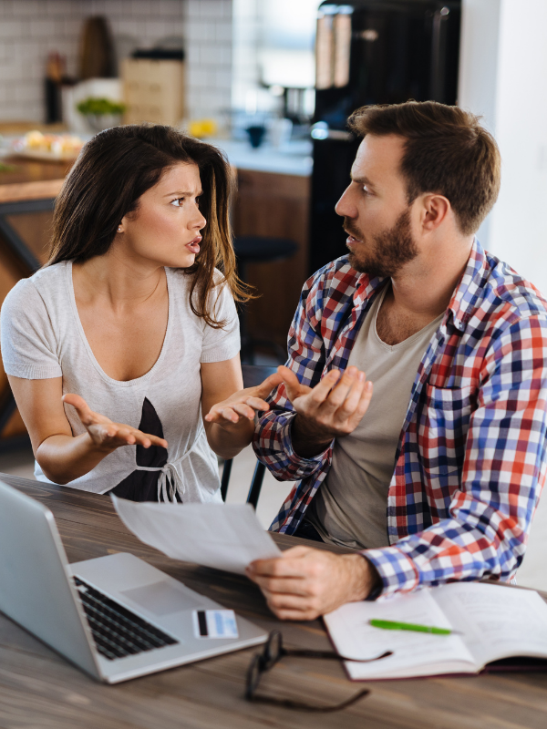 couple arguing