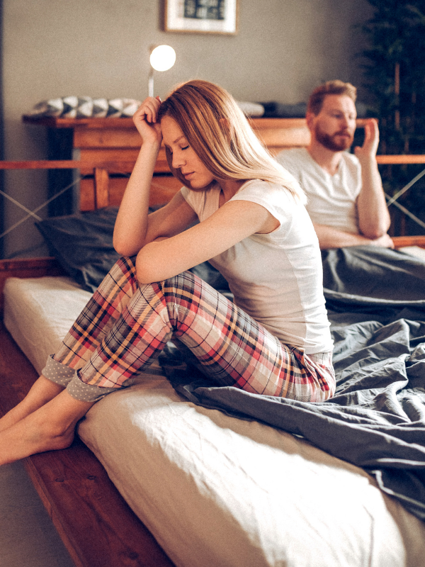 couple upset