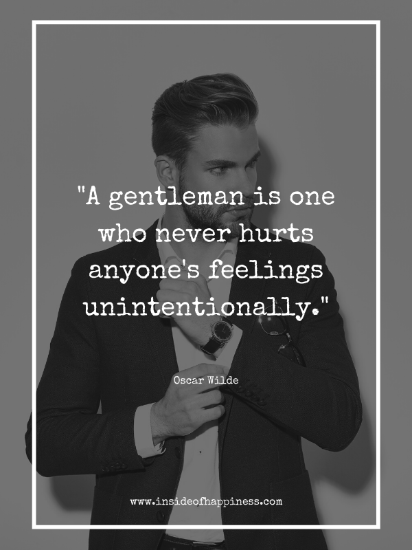 gentlemen quote by oscar wilde
