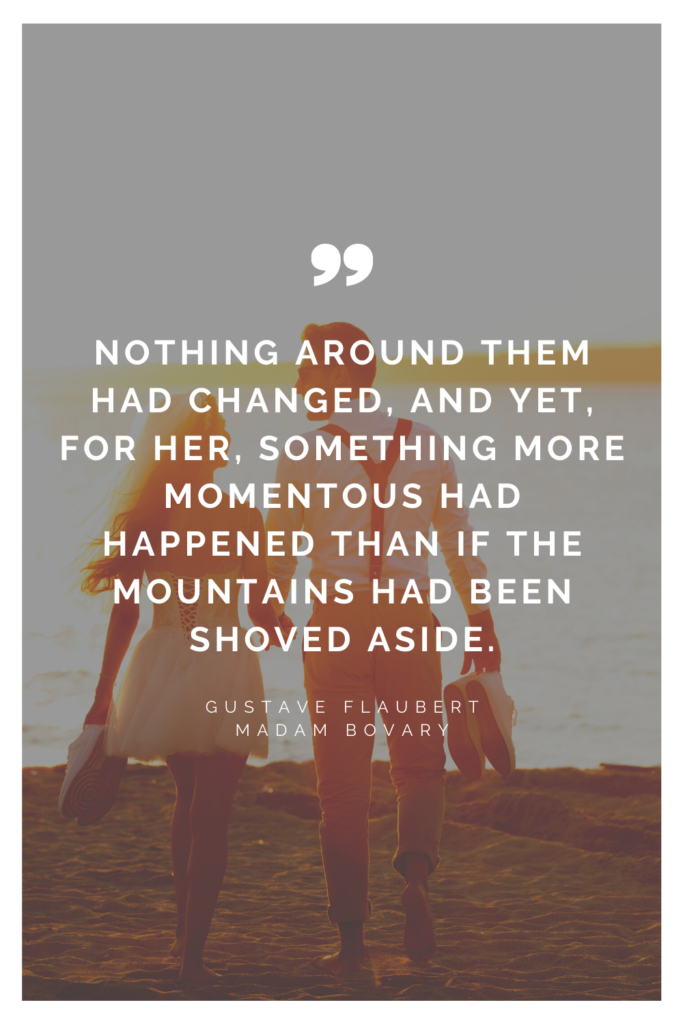 nothing around them love quote