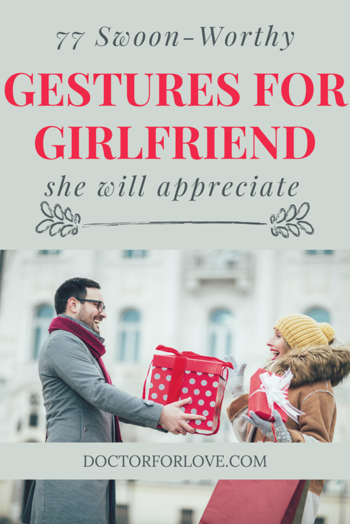 77 Swoon-Worthy gestures to impress your new girlfriend pin image