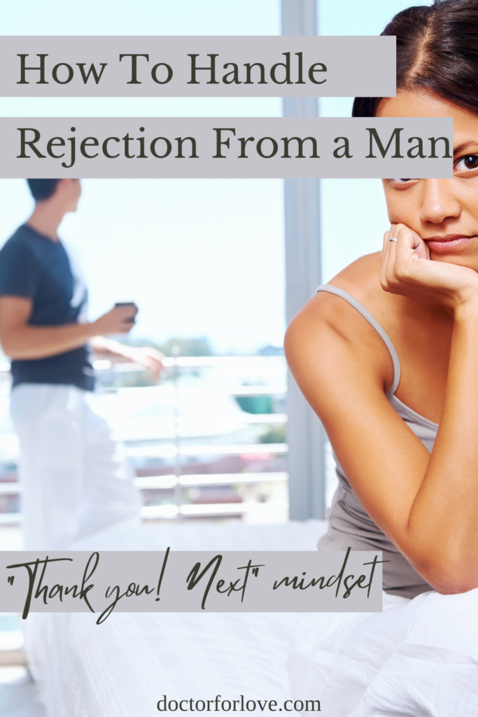 How To Handle Rejection From a Man pin image