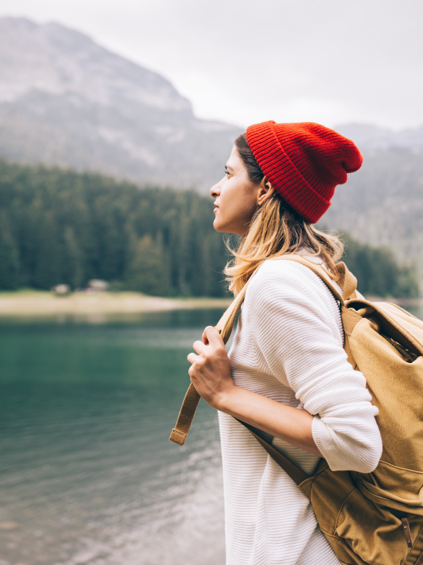 going outdoors after a breakup