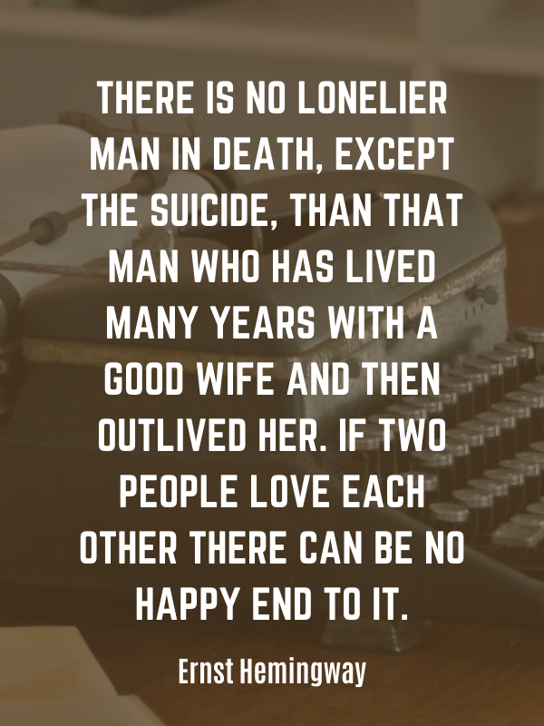love quotes by hemingway