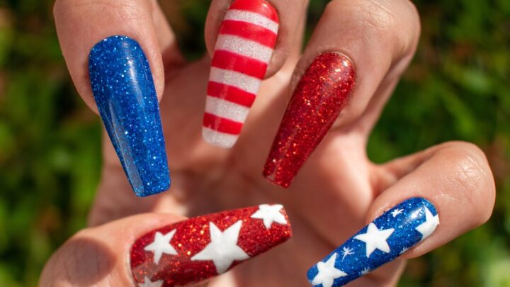 Image for 4th of July press on nails