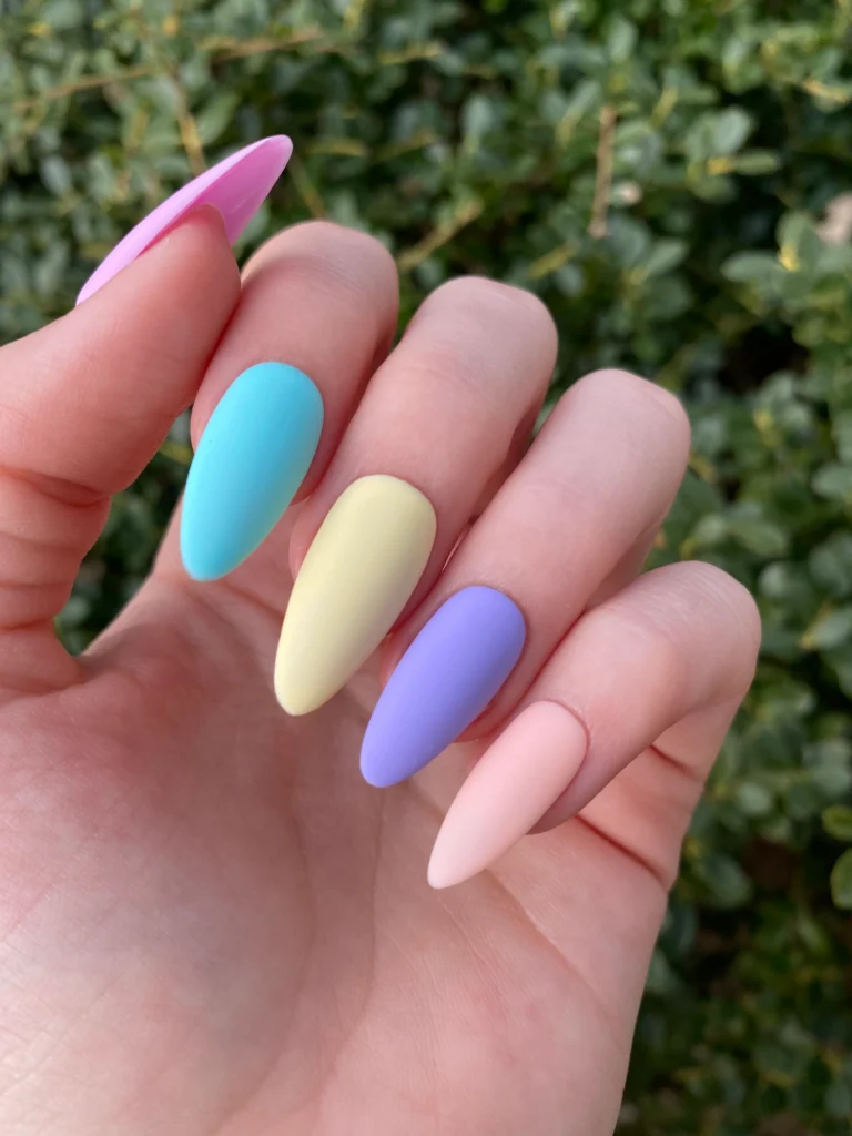 pastel rainbow