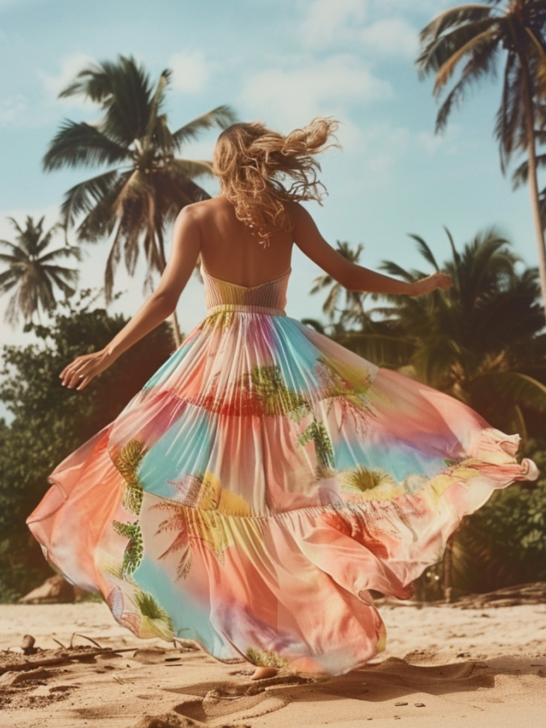 flowy summer dress outfit