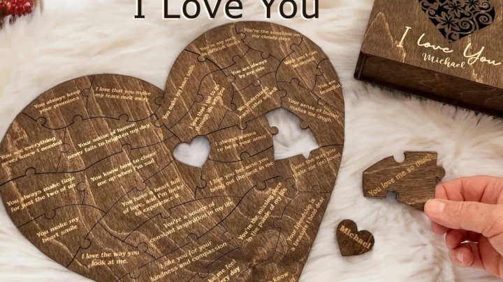 Image for Reasons I Love You Heart Puzzle