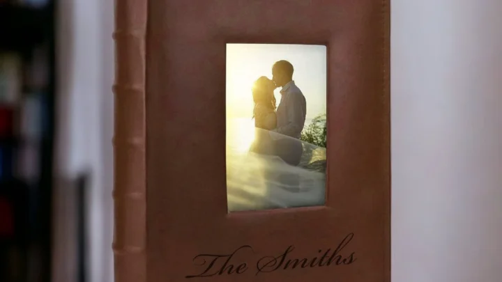 Image for Personalized LEATHER PHOTO ALBUM