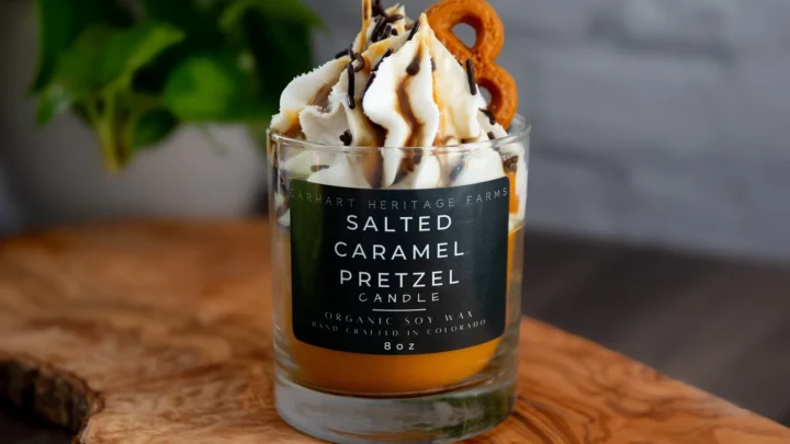 Image for Salted Caramel Pretzel Dessert Candle
