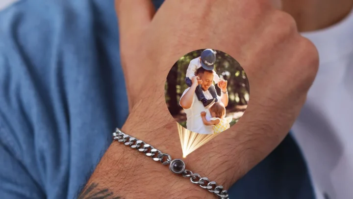 Image for Custom Photo Bracelet for Men